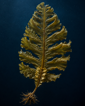 Editorial botanical study of Undaria pinnatifida wakame for Nyum's fucoidan prebiotic research guide