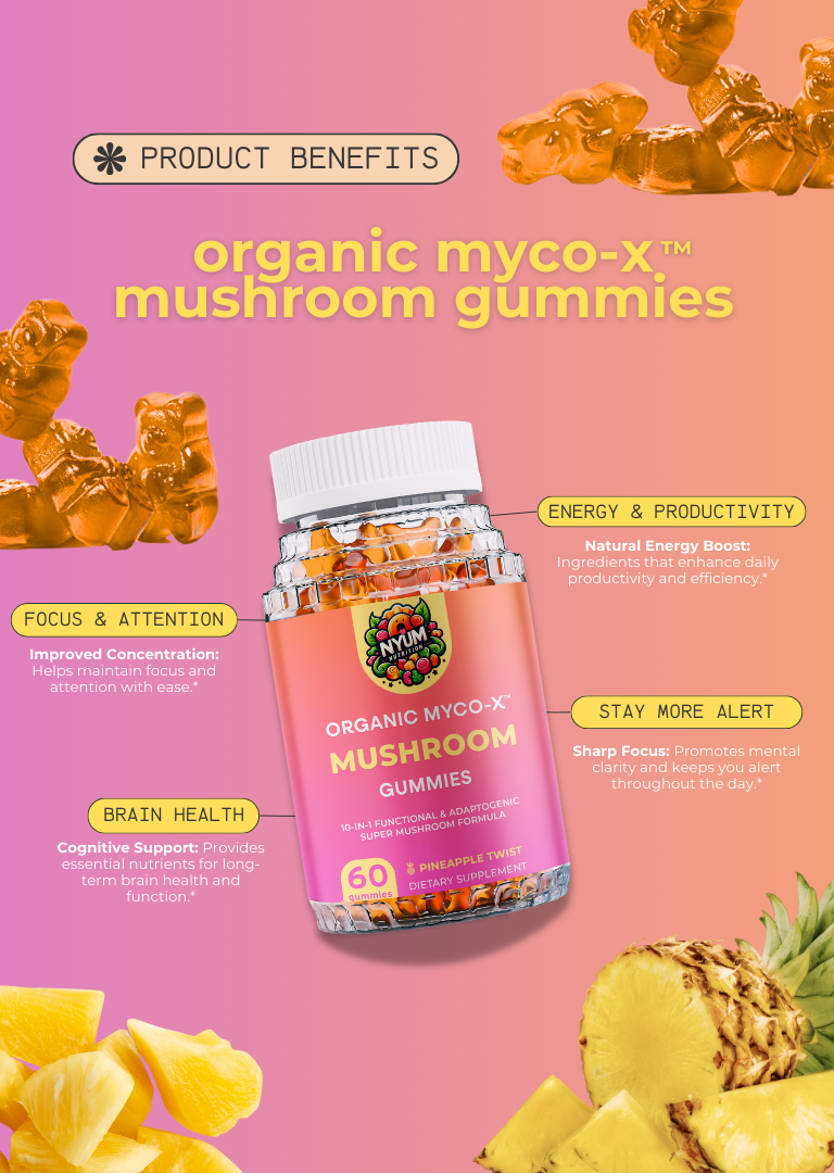 Organic MYCO-X™ Mushroom Gummies