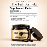 SHILAFORCE full shilajit resin formula