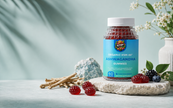 KSM-66 Ashwagandha Gummies with mixed berries, ashwagandha root and mineral cues