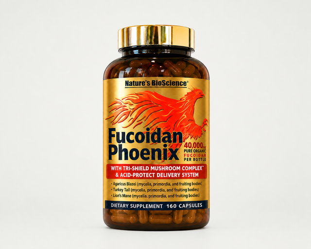 Fucoidan Phoenix with Atlantic seaweed and Tri-Shield mushrooms
