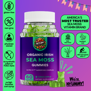 Organic ULTRA-R7™ Sea Moss Gummies — Irish Sea Moss, Kelp & Burdock (60 Gummies)