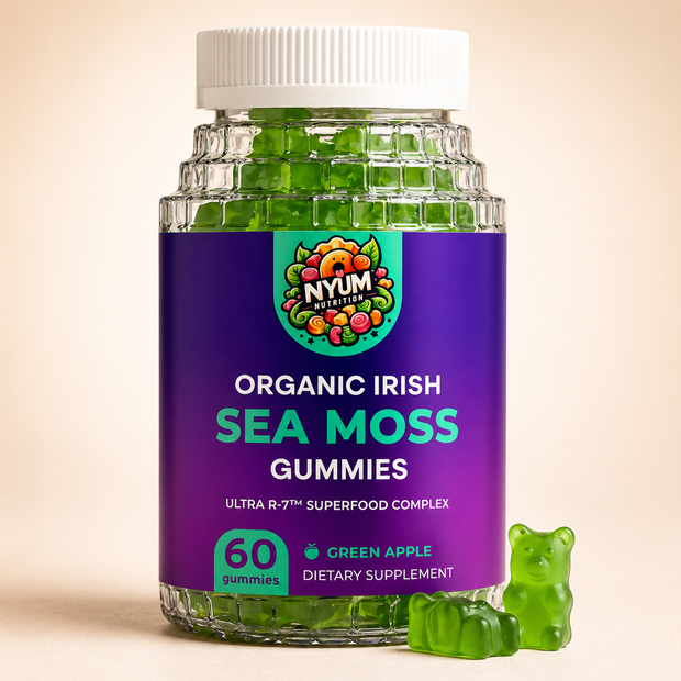 Organic ULTRA-R7™ Sea Moss Gummies — Irish Sea Moss, Kelp & Burdock (60 Gummies)